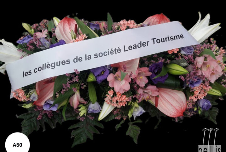 Jardinerie Bellis Mouscron - Composition funéraire a50
