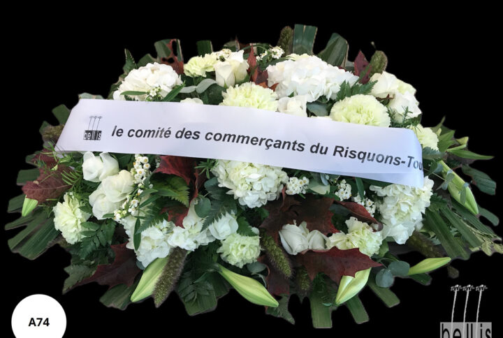 Jardinerie Bellis Mouscron - Composition funéraire a74