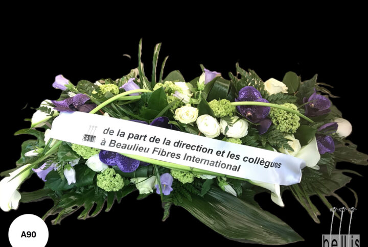 Jardinerie Bellis Mouscron - Composition funéraire a90